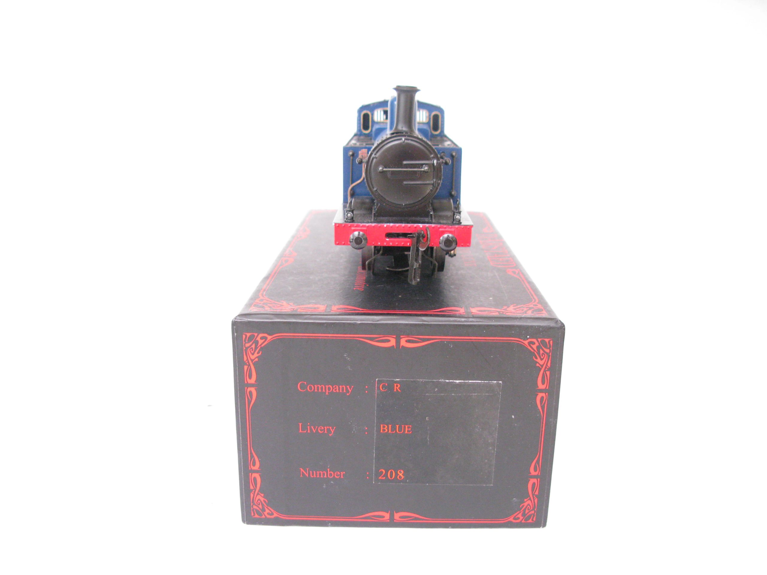 Darstaed 0 Gauge Modern issue 0-6-0 CR Lined Blue Class 3F Jinty Tank Loco No.208, 3-rail electric - Boxed - Near Mint to Mint boxed - Image 8