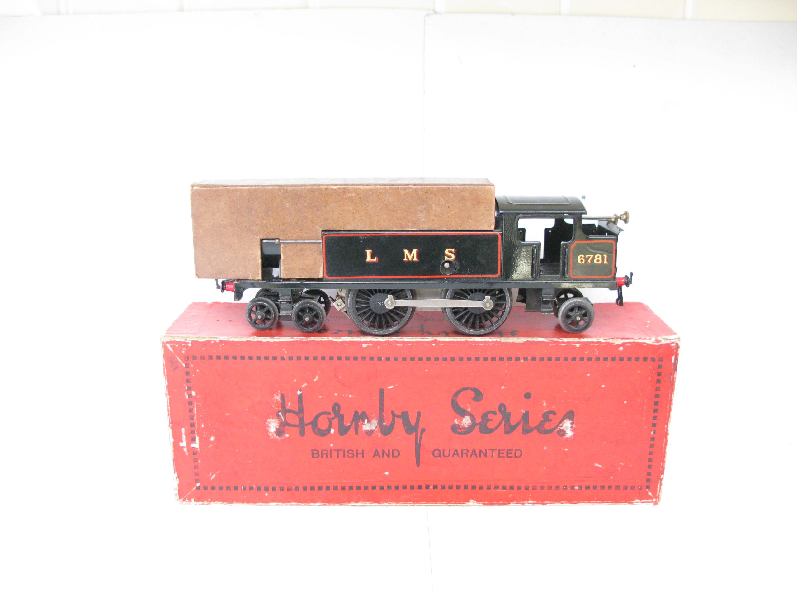 Hornby 0 Gauge No.2C Special Tank Loco LMS Lined Black No.6781, Clockwork - Boxed