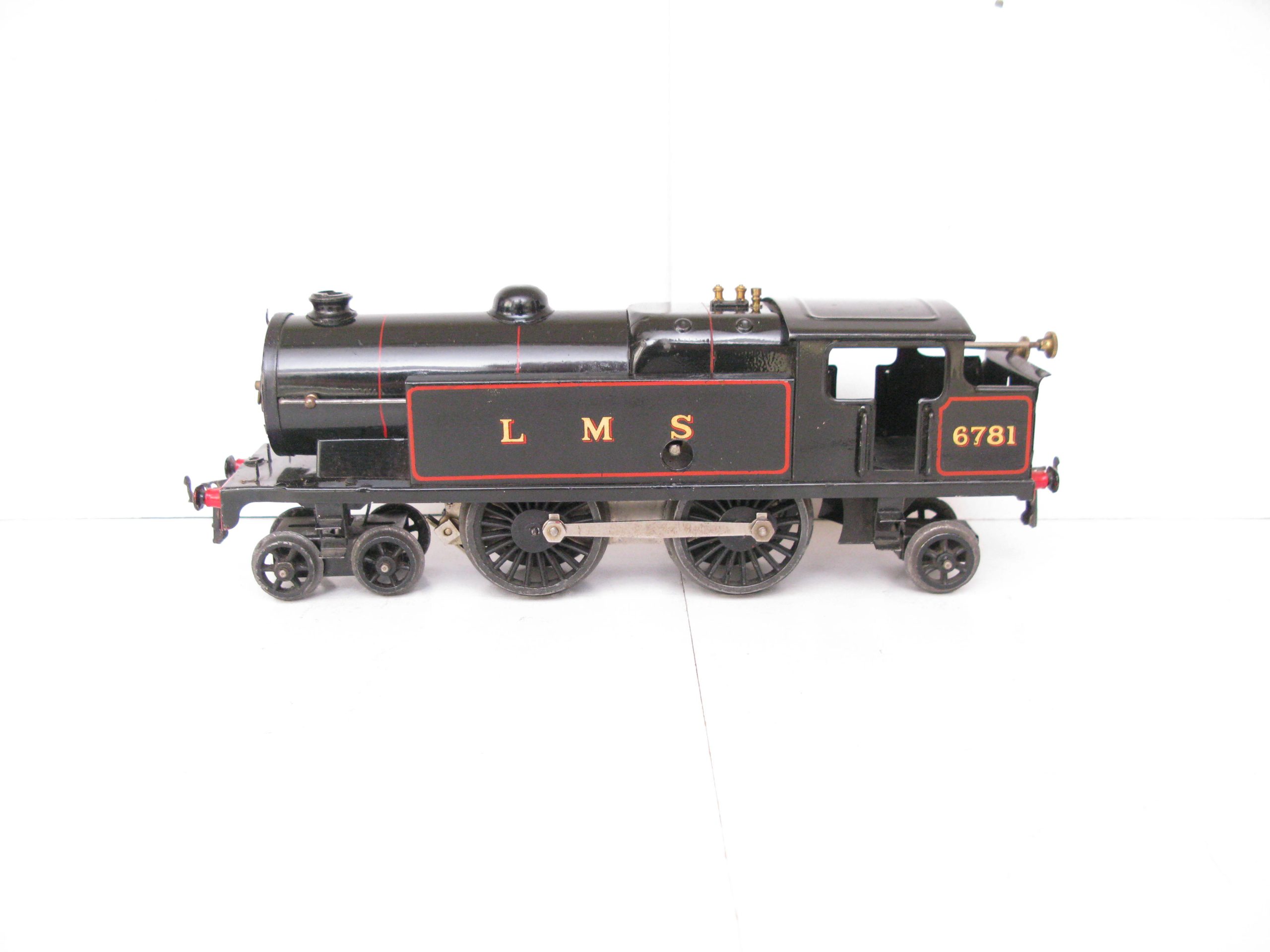 Hornby 0 Gauge No.2C Special Tank Loco LMS Lined Black No.6781, Clockwork - Boxed - Image 6