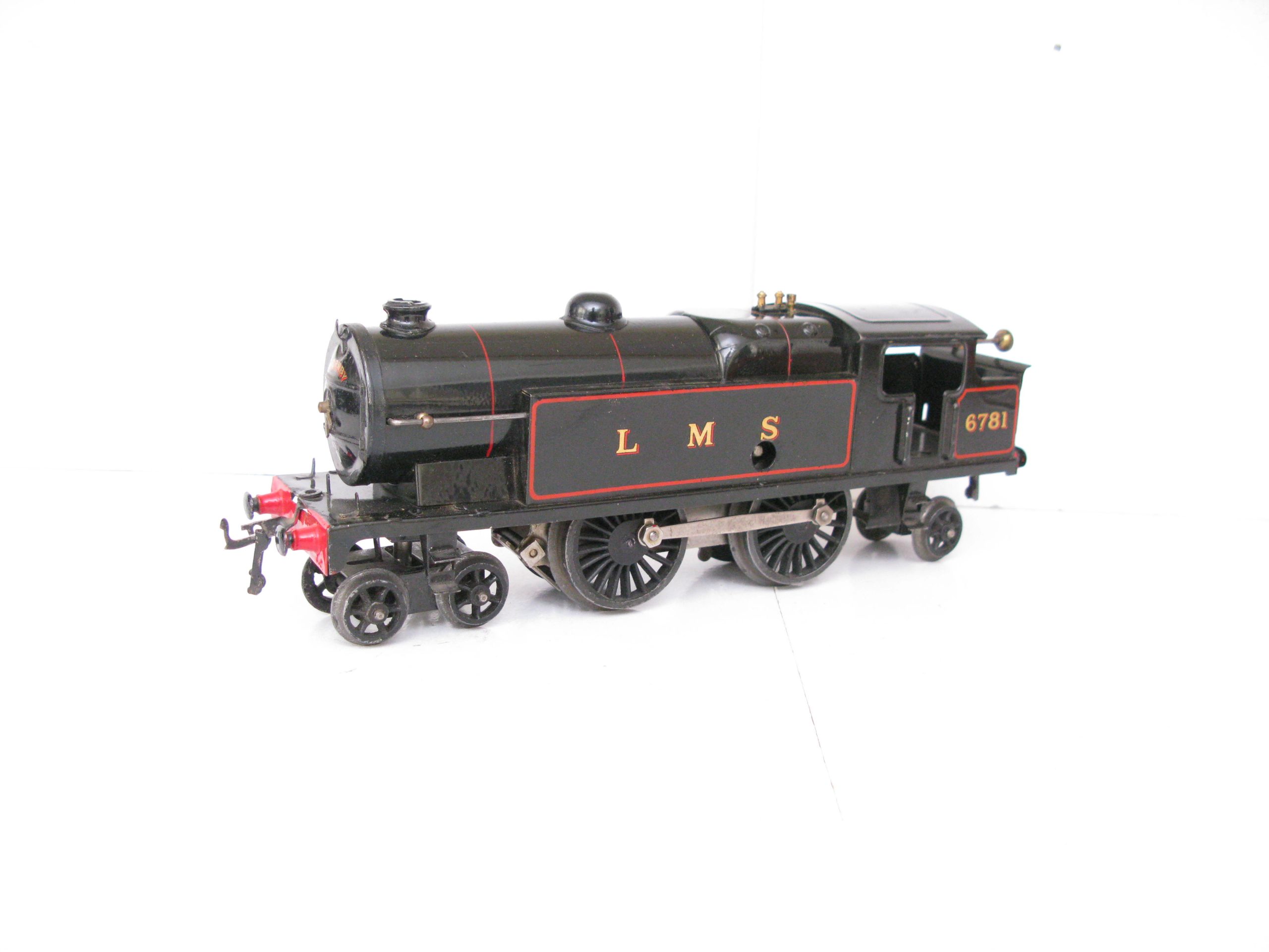 Hornby 0 Gauge No.2C Special Tank Loco LMS Lined Black No.6781, Clockwork - Boxed - Image 7