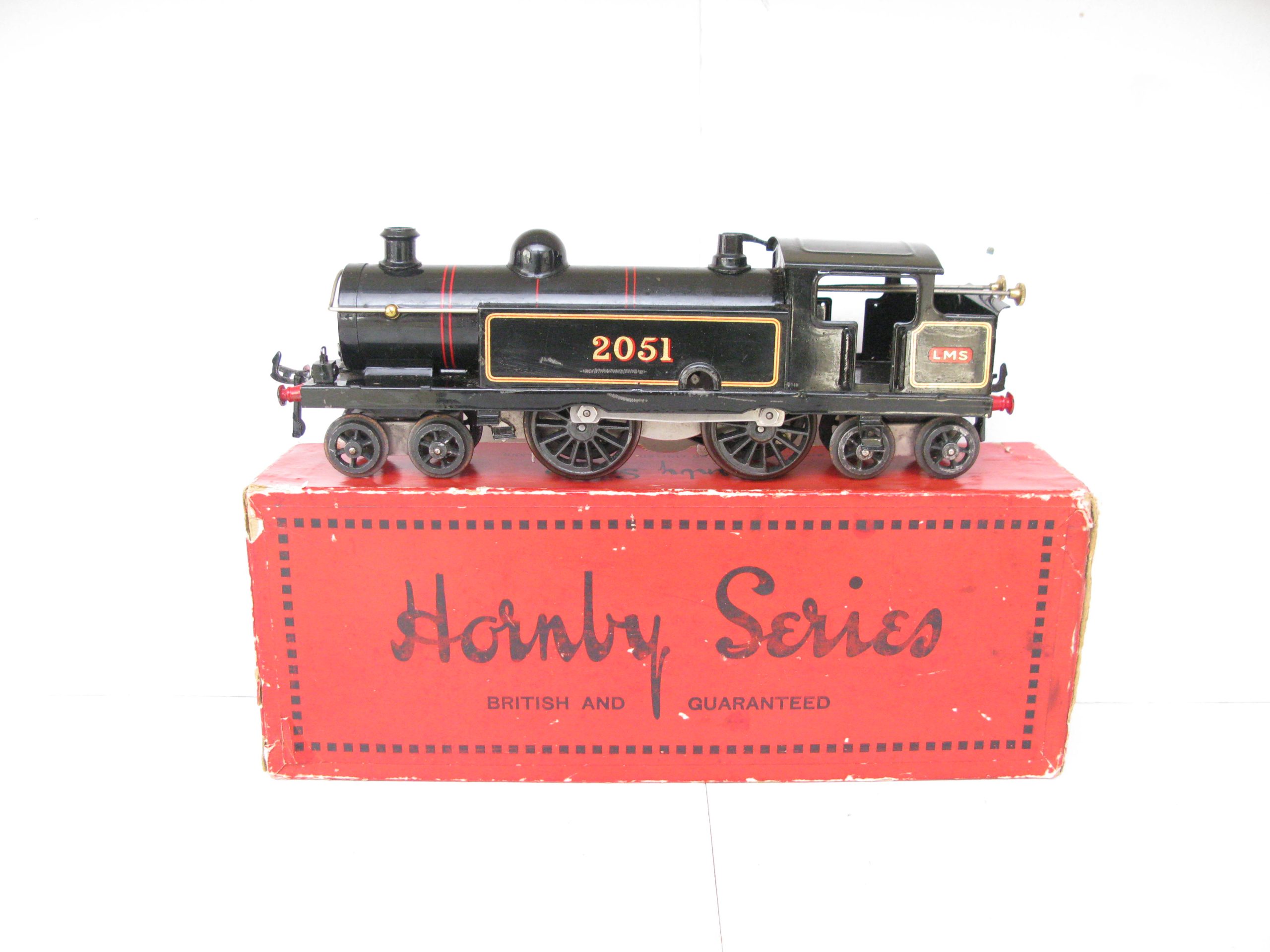 Hornby 0 Gauge No.2 4-4-4 Tank Loco LMS Lined Black No.2051, Clockwork Circa 1928/29 - Boxed