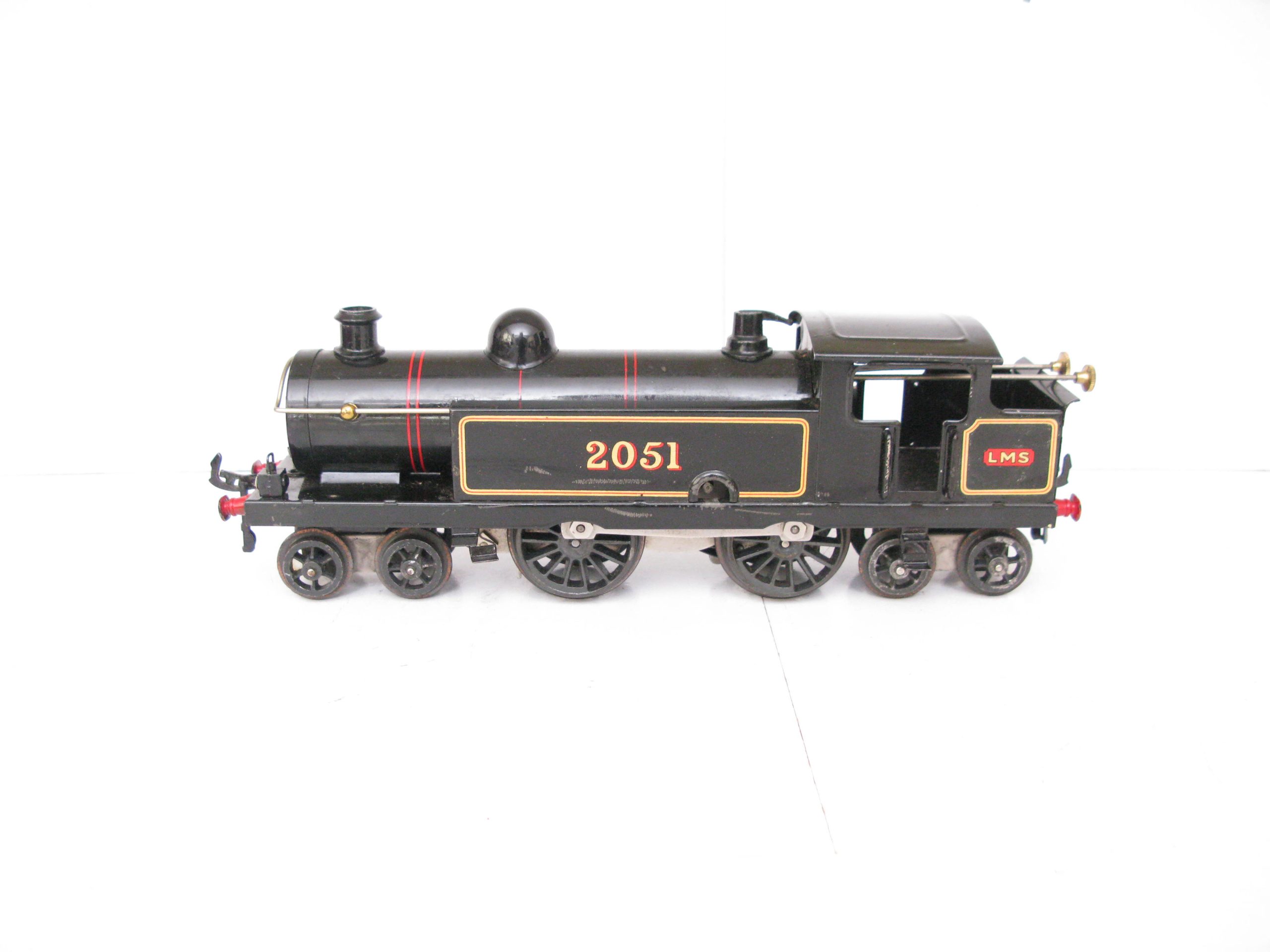 Hornby 0 Gauge No.2 4-4-4 Tank Loco LMS Lined Black No.2051, Clockwork Circa 1928/29 - Boxed - Image 2