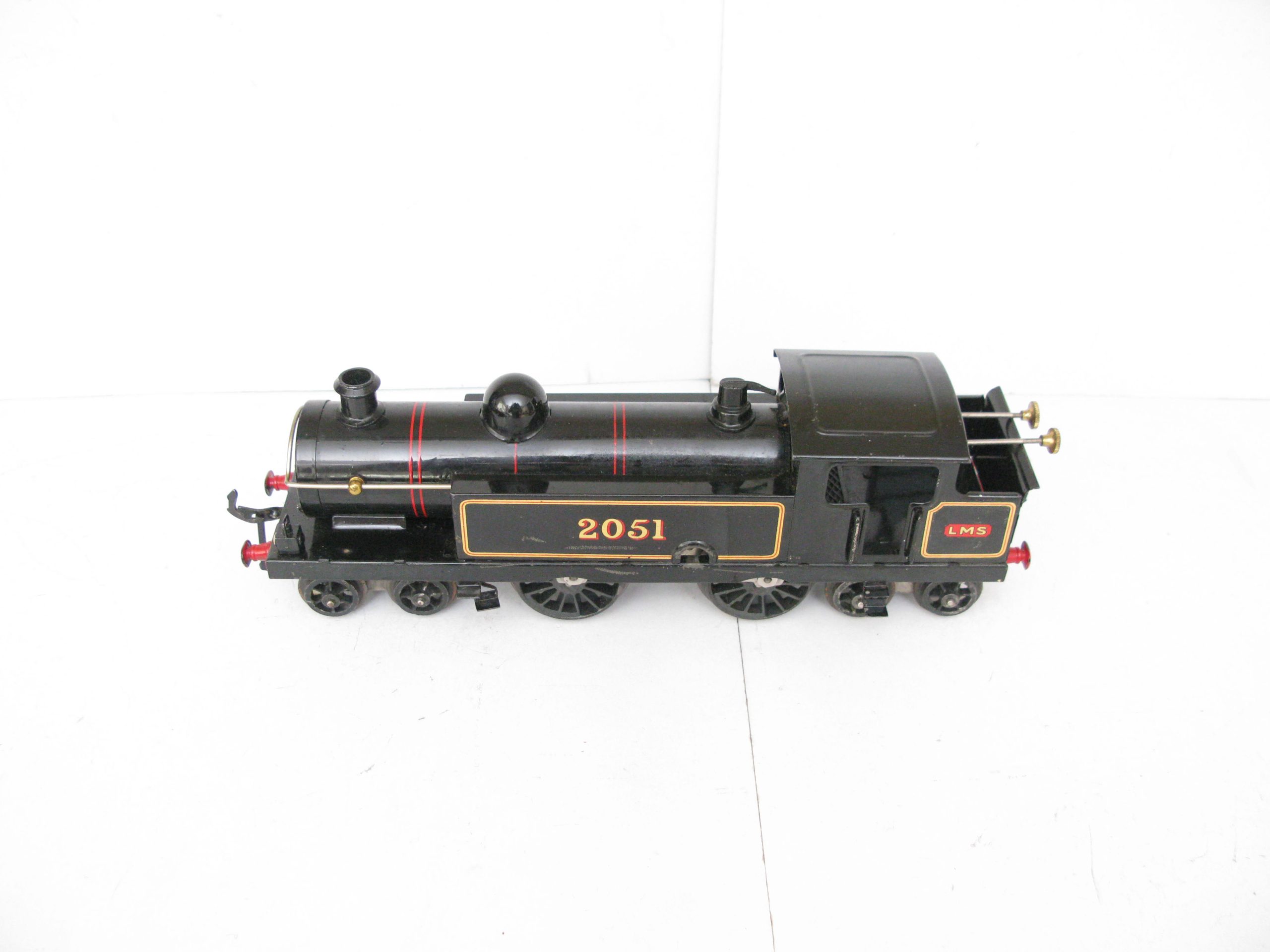 Hornby 0 Gauge No.2 4-4-4 Tank Loco LMS Lined Black No.2051, Clockwork Circa 1928/29 - Boxed - Image 3