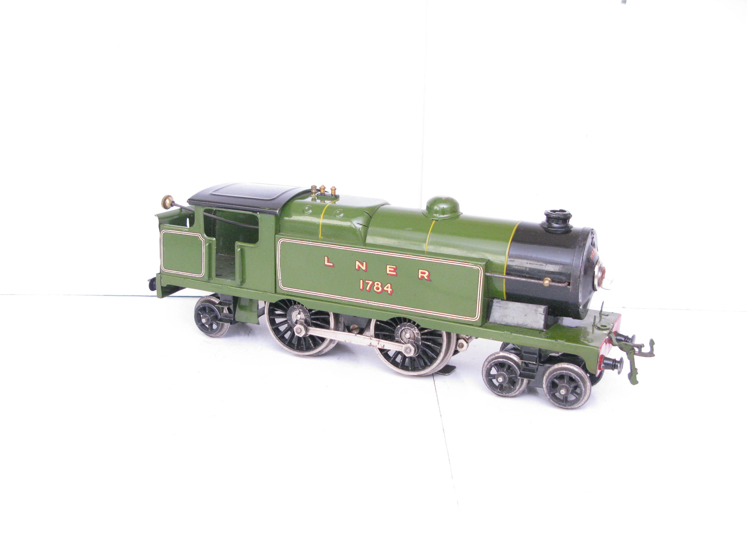 Hornby 0 Gauge Early E220 Special Tank Loco LNER Green No.1784, 3-rail electric - unboxed - Circa 1935 - Image 5