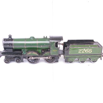 Bassett Lowke 0 Gauge Green 4-4-0 Loco & Tender 'DUKE OF YORK' No.2265, Clockwork - unboxed - Fair to Good