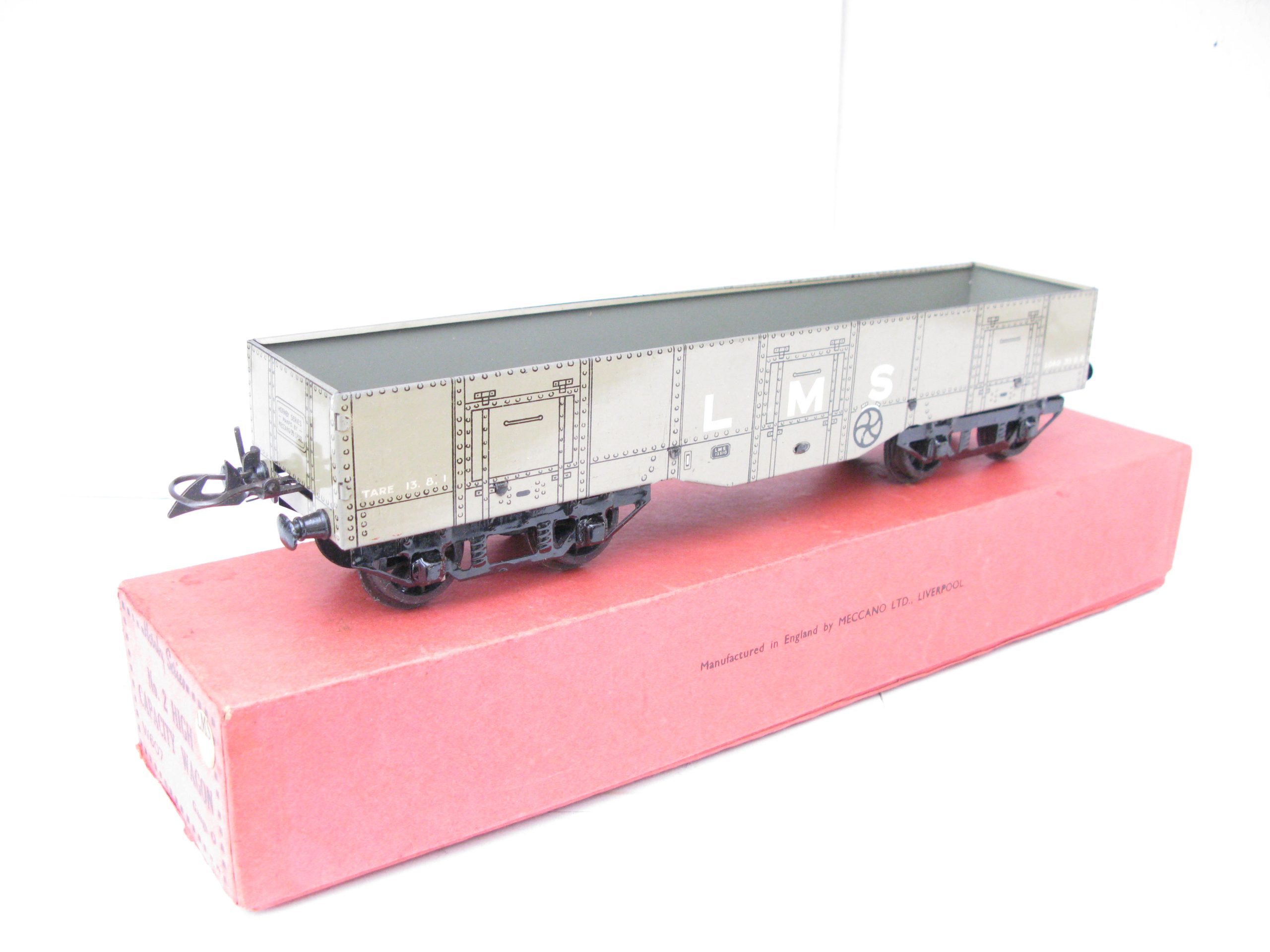 Hornby 0 Gauge High Capacity Wagon LMS Coal - Boxed in a Factory over labelled No.2 Timber wagon Box - Near Mint to Mint - Image 3