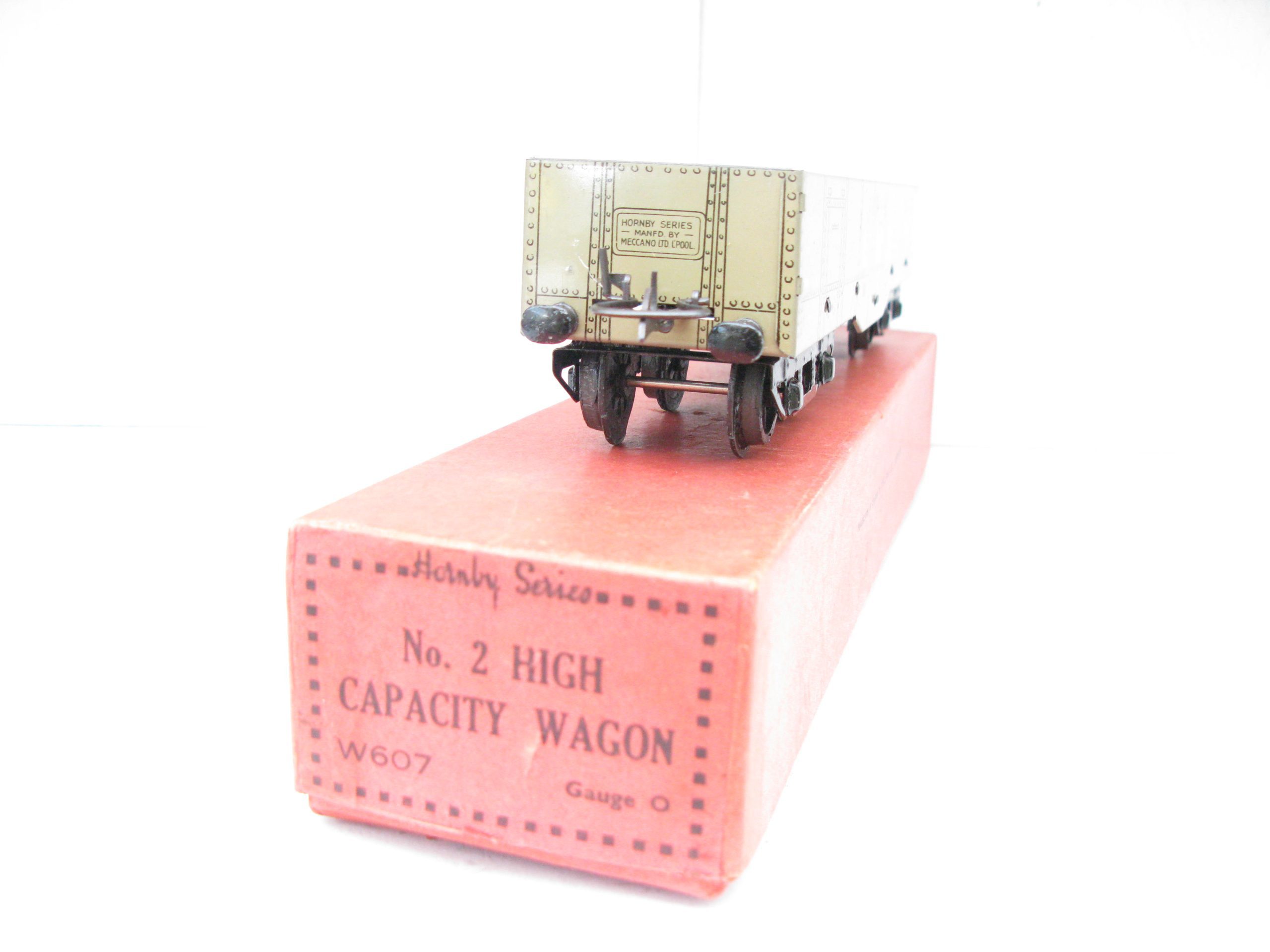 Hornby 0 Gauge High Capacity Wagon LMS Coal - Boxed in a Factory over labelled No.2 Timber wagon Box - Near Mint to Mint - Image 8