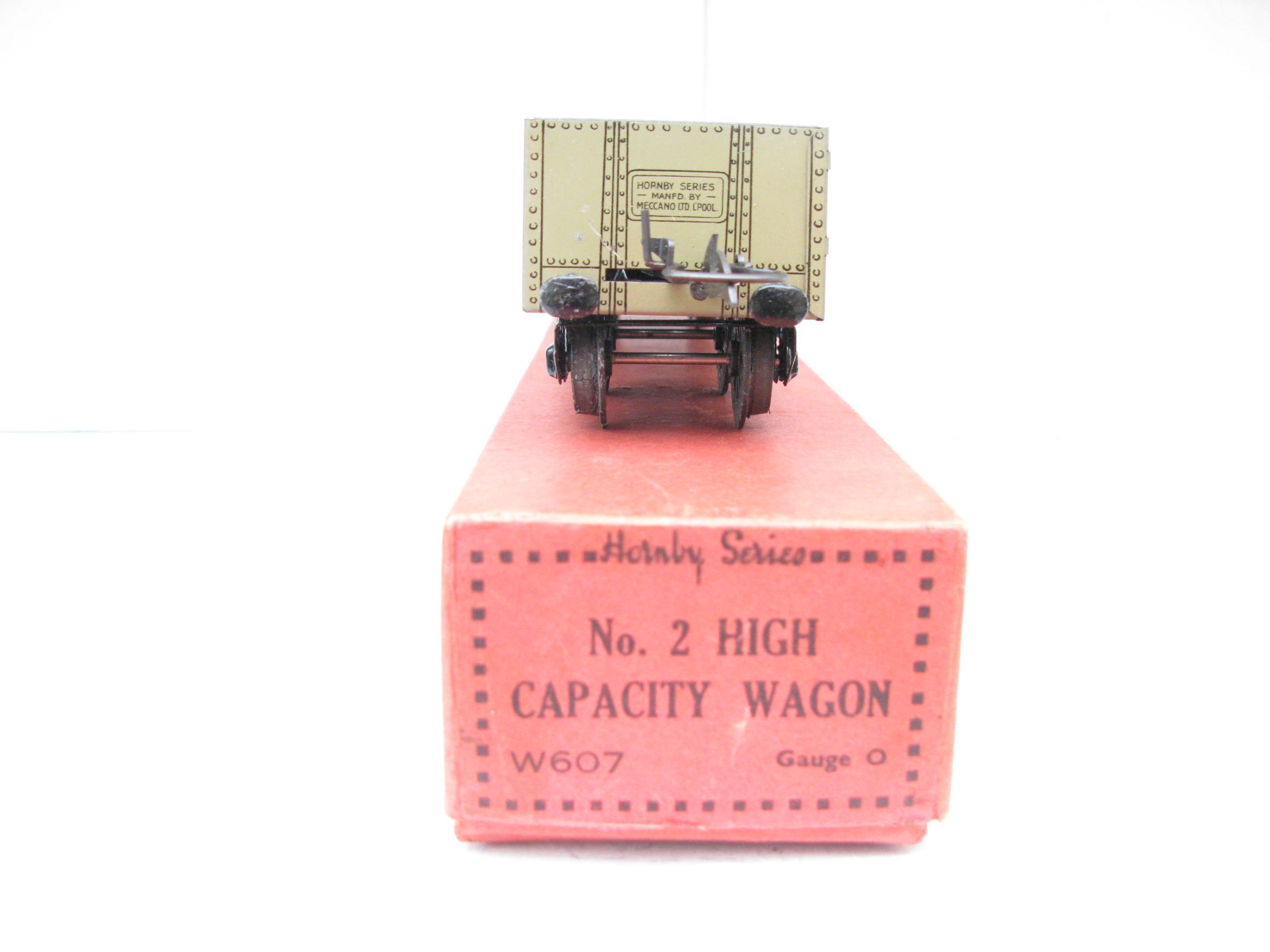 Hornby 0 Gauge High Capacity Wagon LMS Coal - Boxed in a Factory over labelled No.2 Timber wagon Box - Near Mint to Mint - Image 9