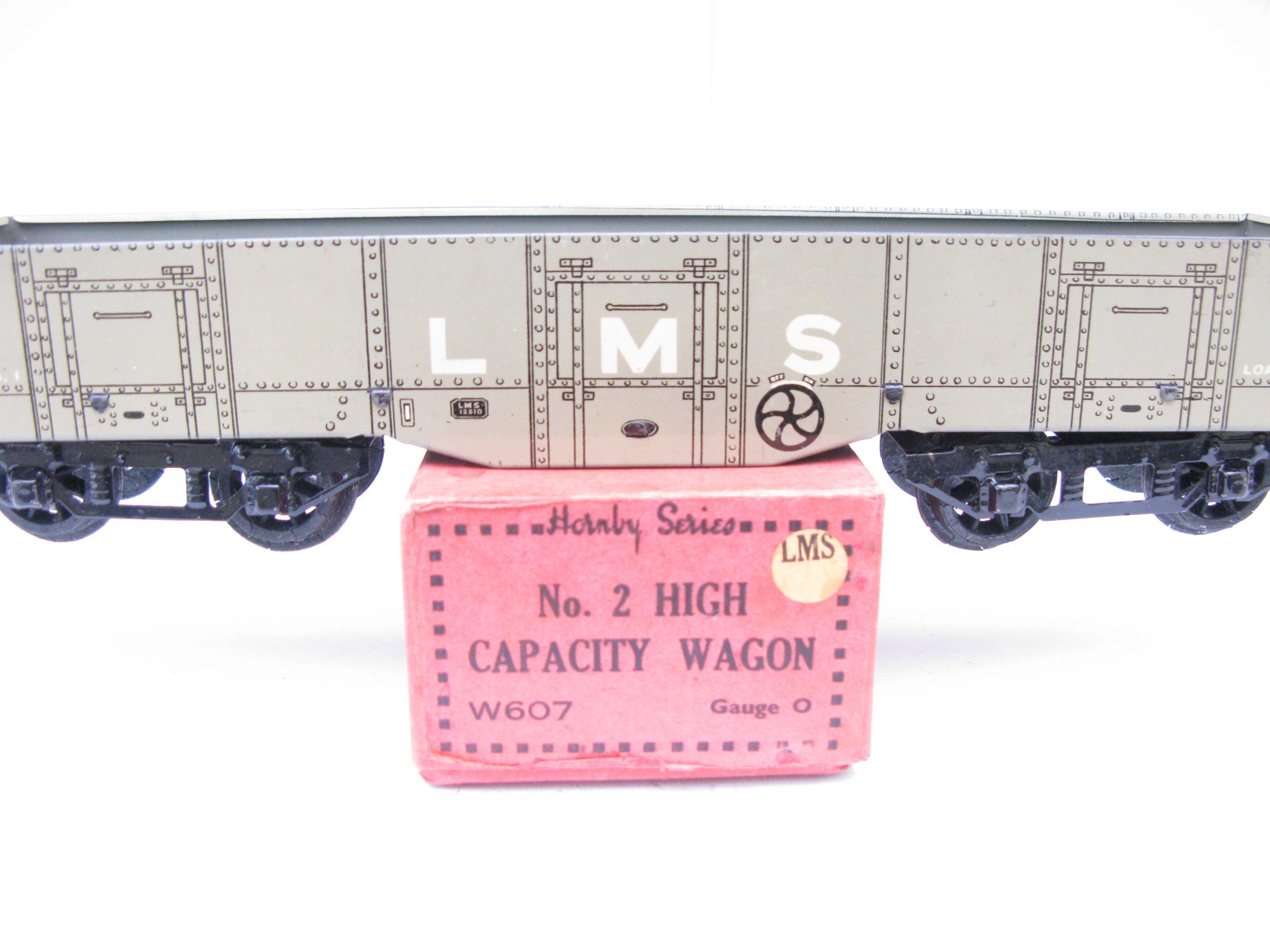 Hornby 0 Gauge High Capacity Wagon LMS Coal - Boxed in a Factory over labelled No.2 Timber wagon Box - Near Mint to Mint - Image 10