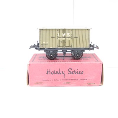 Hornby 0 Gauge LMS No.0 Banana Van - Boxed - Excellent/plus