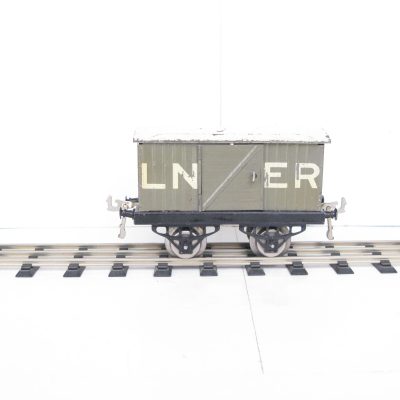 Hornby 0 Gauge Early Nut and bolt LNER No.1 Luggage van Circa 1925 - unboxed