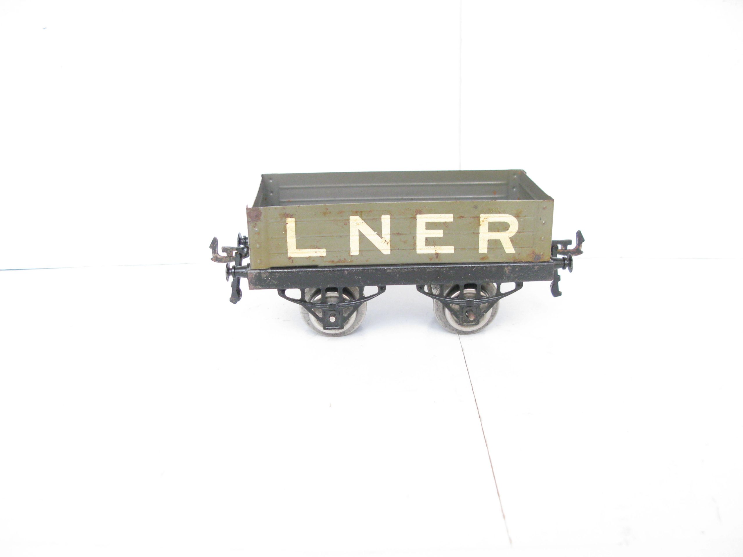 Hornby 0 Gauge Early No.1 Loco & Tender LNER lined black Good set, Clockwork Circa 1924/25 - Boxed - Overall Excellent - Image 15