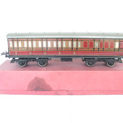 Hornby 0 Gauge No.2 All 3rd LMS Passenger Brake end coach - Boxed - Excellent