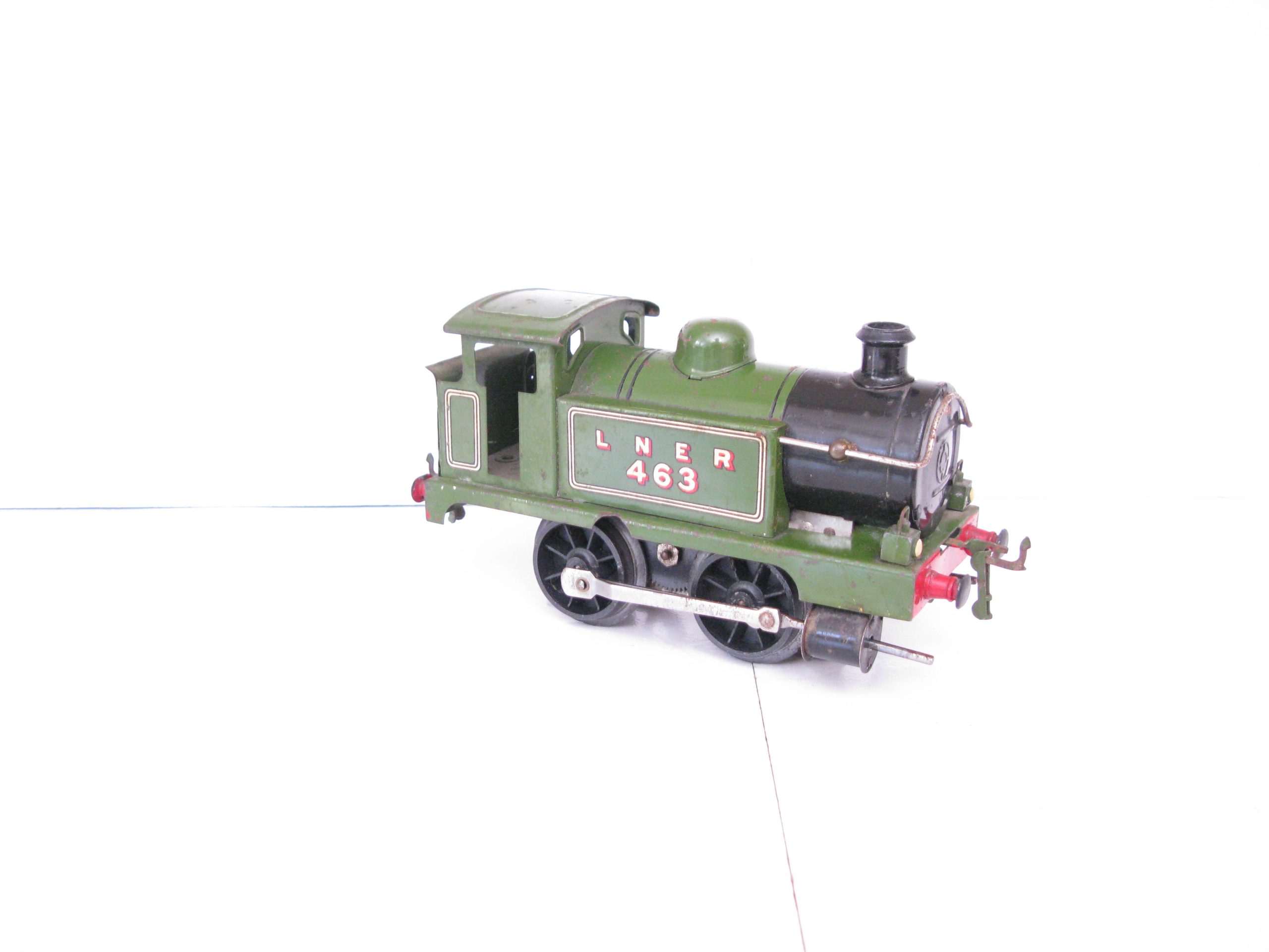 Hornby 0 Gauge Early 0-4-0 electric LNER Tank Loco No.463, 3-rail 6 volt Electric - unboxed - Image 4