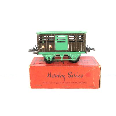 Hornby 0 Gauge SR No.1 Green base Cattle truck Circa 1933 only - unboxed