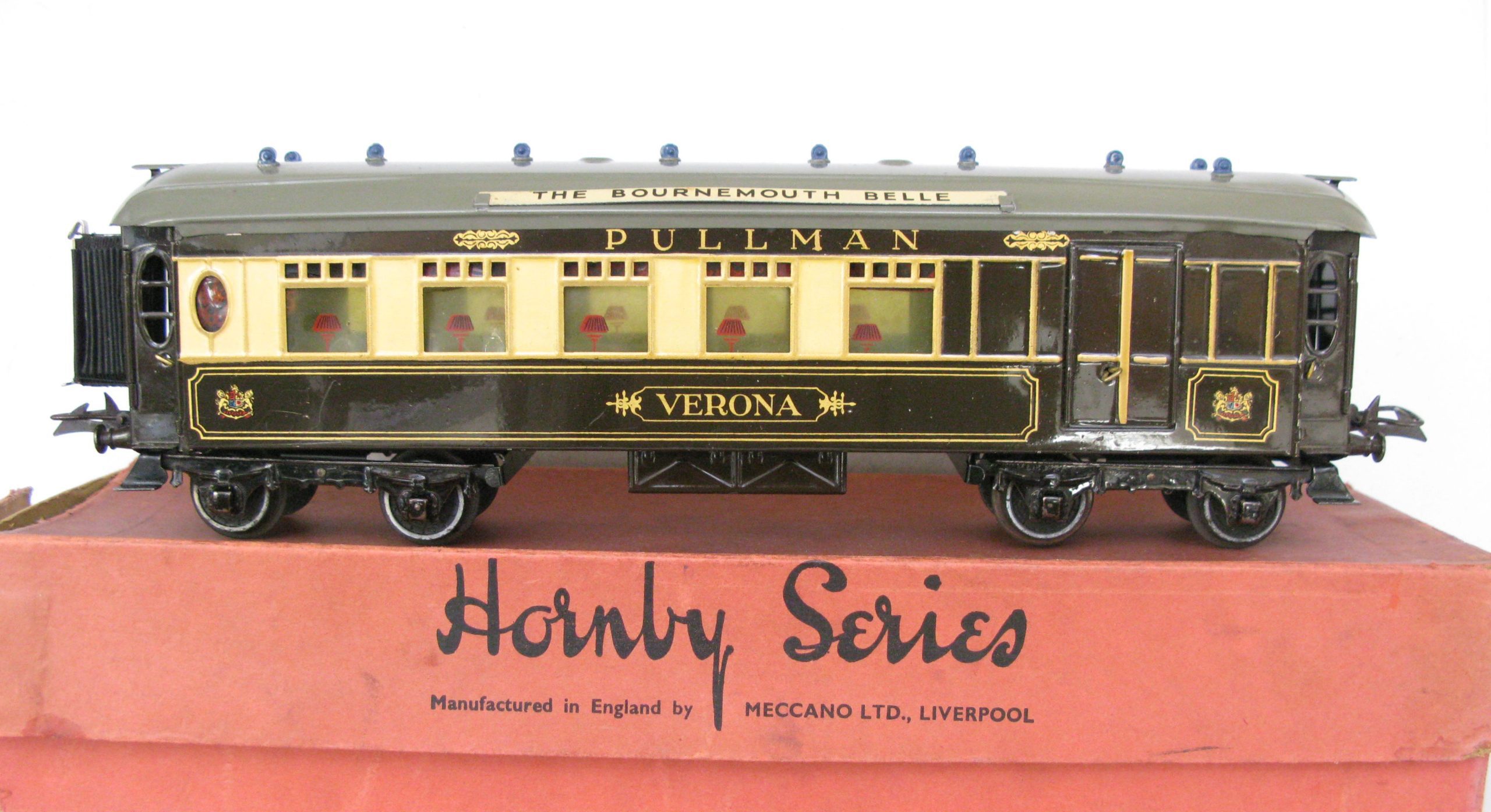Hornby 0 Gauge No.2 Special Pullman Brake end Coach 'VERONA' - Boxed - Excellent/plus - Image 2