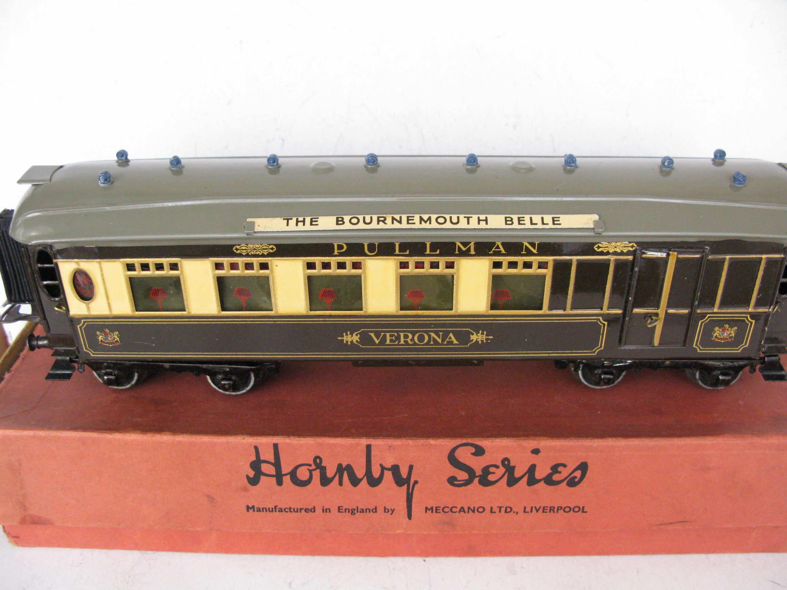 Hornby 0 Gauge No.2 Special Pullman Brake end Coach 'VERONA' - Boxed - Excellent/plus - Image 4