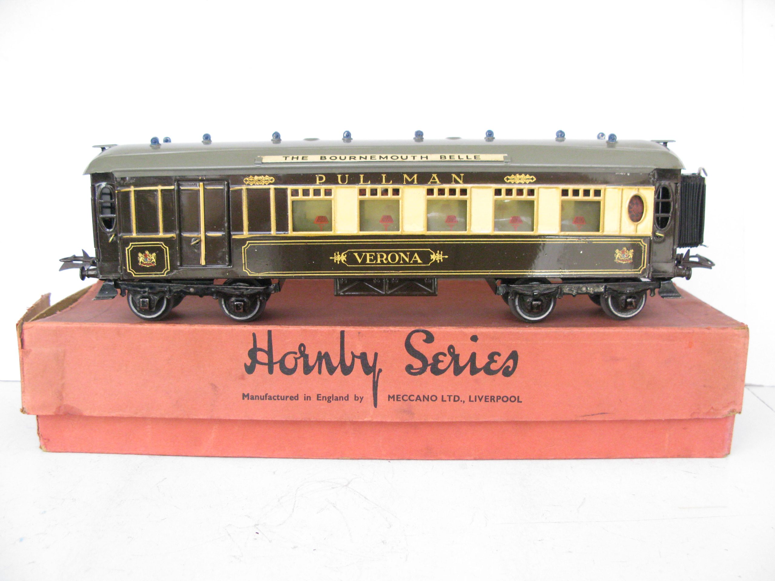 Hornby 0 Gauge No.2 Special Pullman Brake end Coach 'VERONA' - Boxed - Excellent/plus - Image 7