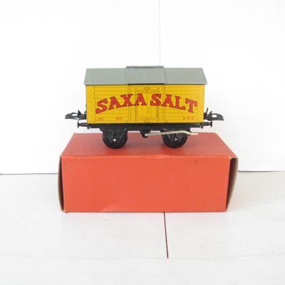 Hornby 0 Gauge Post war 'SAXA' Salt Wagon - Boxed - Nr Mint