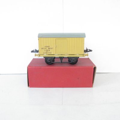 Hornby 0 Gauge Post war No.1 LMS Insulated Meat Van - Boxed - Near Mint