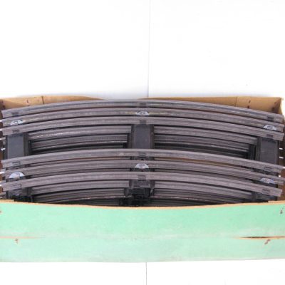 Hornby 0 Gauge Tinplate 3-Rail Electric Double Curves 2* Boxes of 6 (complete circle) - Boxed - Excellent