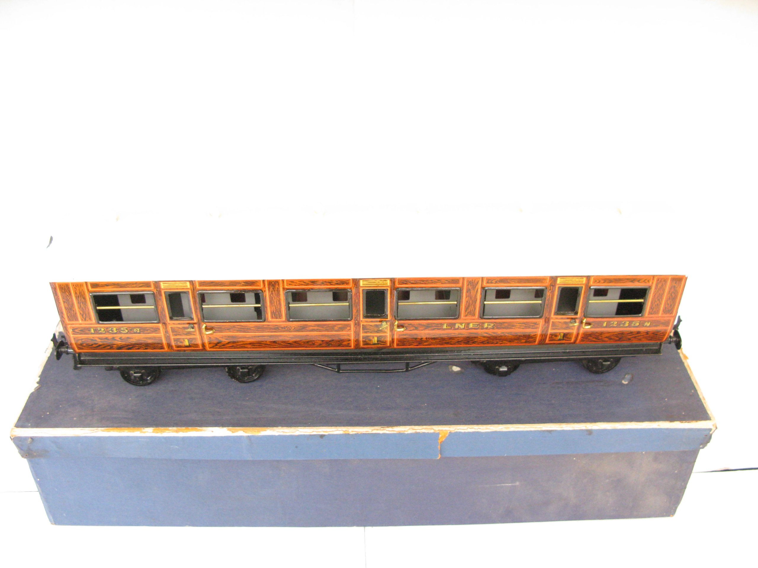 Bing Gauge 1 1924 Series LNER All 1st Passenger coach No.1235N - Boxed - Near Mint - Image 8