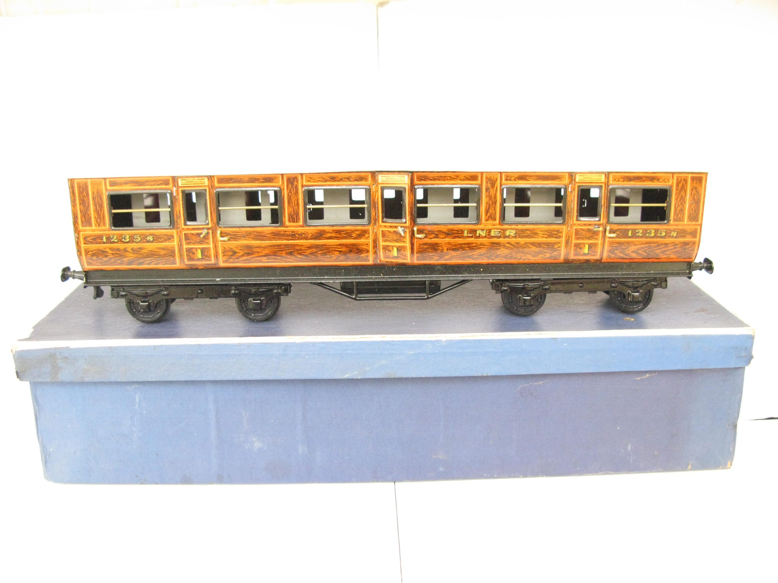 Bing Gauge 1 1924 Series LNER All 1st Passenger coach No.1235N - Boxed - Near Mint - Image 14