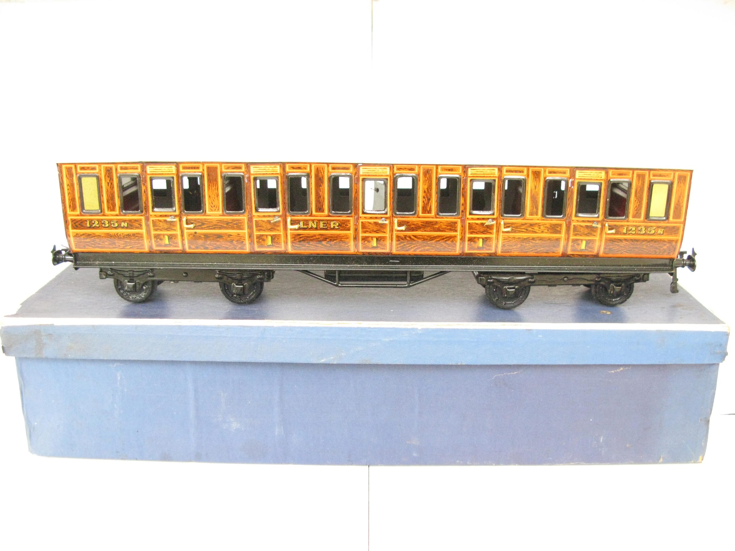Bing Gauge 1 1924 Series LNER All 1st Passenger coach No.1235N - Boxed - Near Mint - Image 17