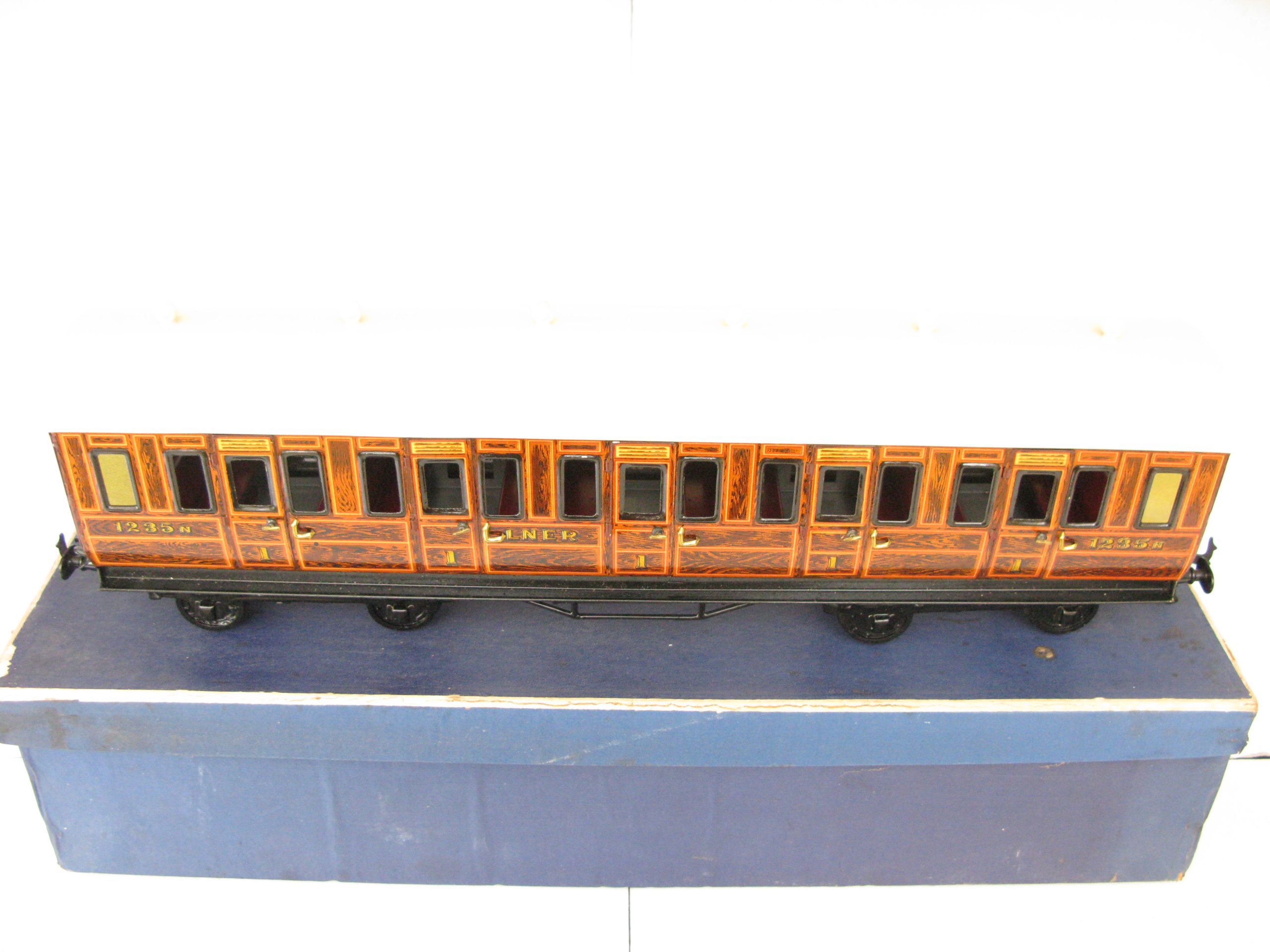 Bing Gauge 1 1924 Series LNER All 1st Passenger coach No.1235N - Boxed - Near Mint - Image 19