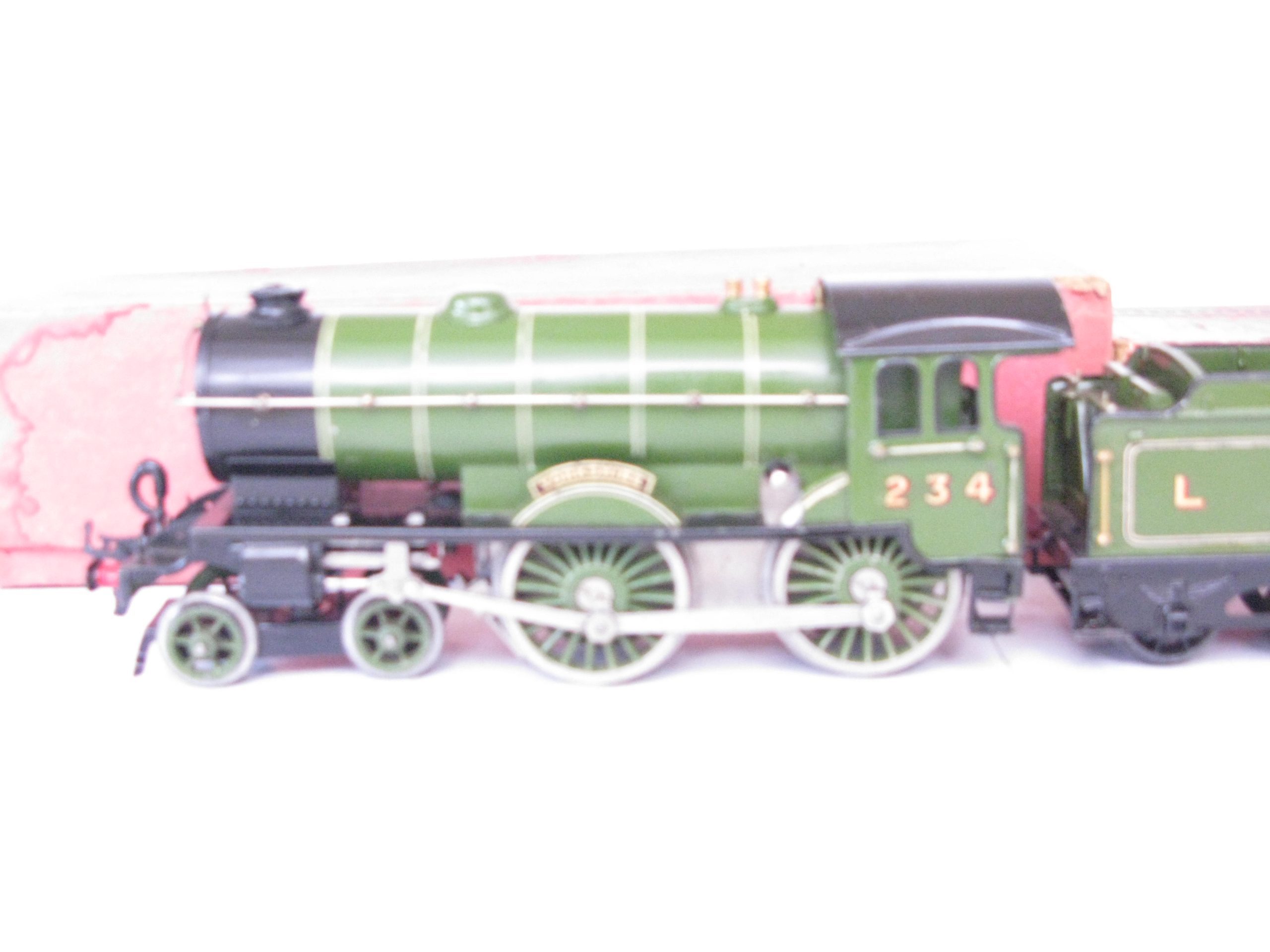 Hornby 0 Gauge No.2 Special Loco & Tender LNER Lined 'YORKSHIRE', Clockwork Circa 1931/34 - Boxed - Excellent - Image 4