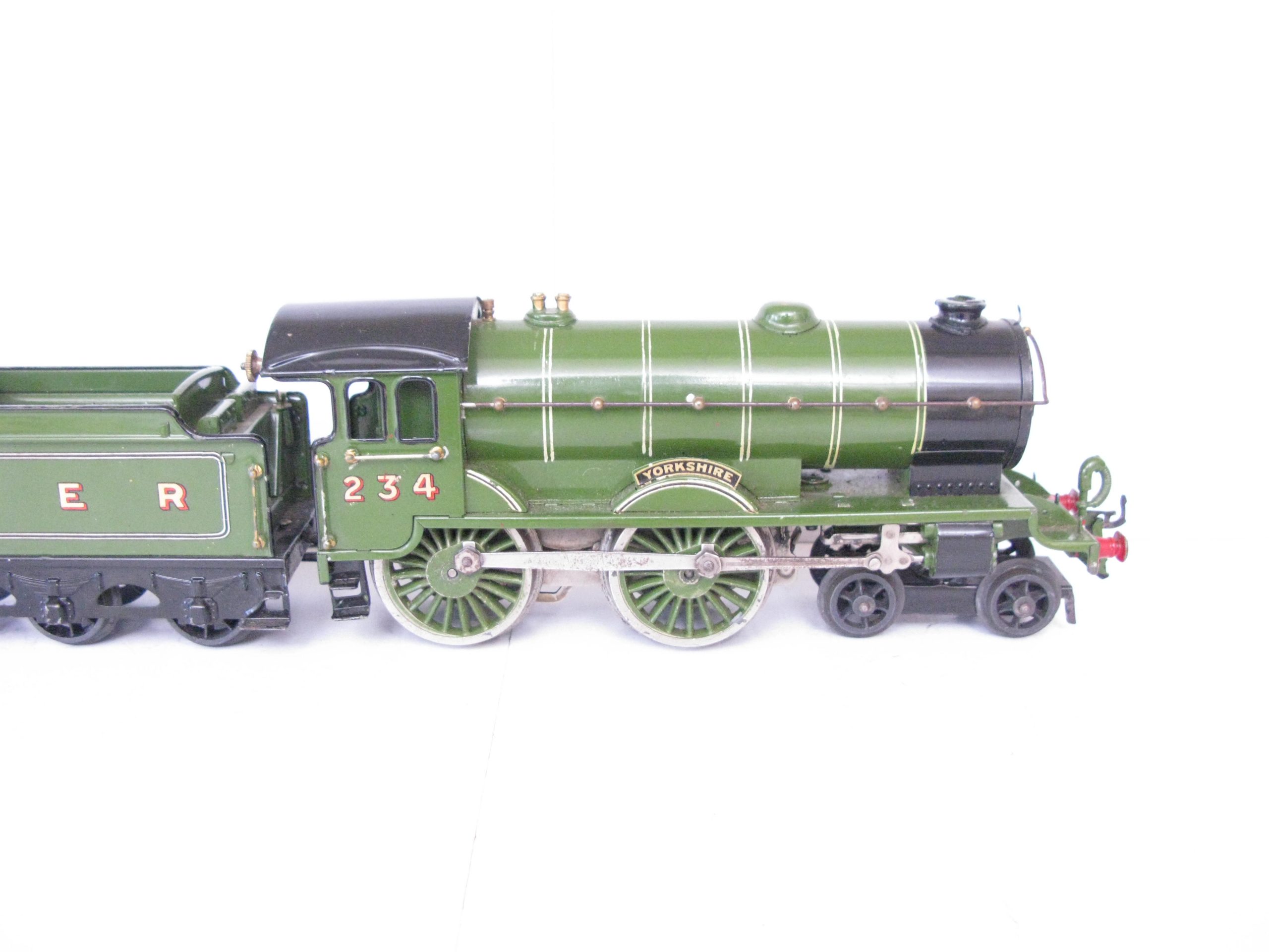 Hornby 0 Gauge No.2 Special Loco & Tender LNER Lined 'YORKSHIRE', Clockwork Circa 1929/30 - unboxed - Excellent - Image 8