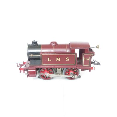 Hornby 0 Gauge E1/6 Tank Loco LMS Maroon No.2115, 3-rail 6 volt Electric - unboxed