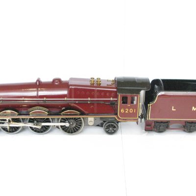 Hornby 0 Gauge 4-6-2 Loco & Tender LMS Lined Maroon 'Princess Elizabeth' No.6201, 3-rail Electric - in Red Presentation Box -