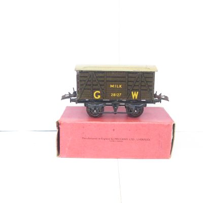 Hornby 0 Gauge No.0 GWR 'MILK' Van Brown body version - Boxed - Excellent