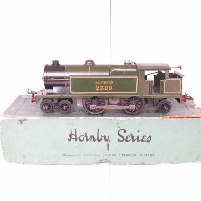Hornby 0 Gauge Early E2/6 Special Tank Loco SR Green No.2329, 3-rail electric - Boxed - Circa 1933/35