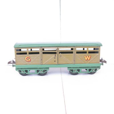 Hornby 0 Gauge No.2 GWR Cattle Truck Circa 1935 - unboxed - Excellent - £25