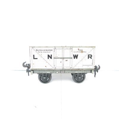 Carette Gauge 1 Tinprinted 'LNWR' (LONDON NORTH WESTERN RAILWAY) Refrigerator van - unboxed