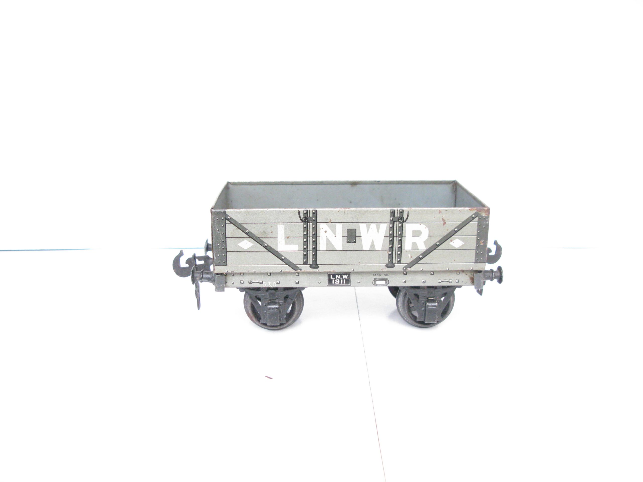 Carette Gauge 1 Tinprinted 'LNWR' (London North Western Railway) Open wagon - unboxed