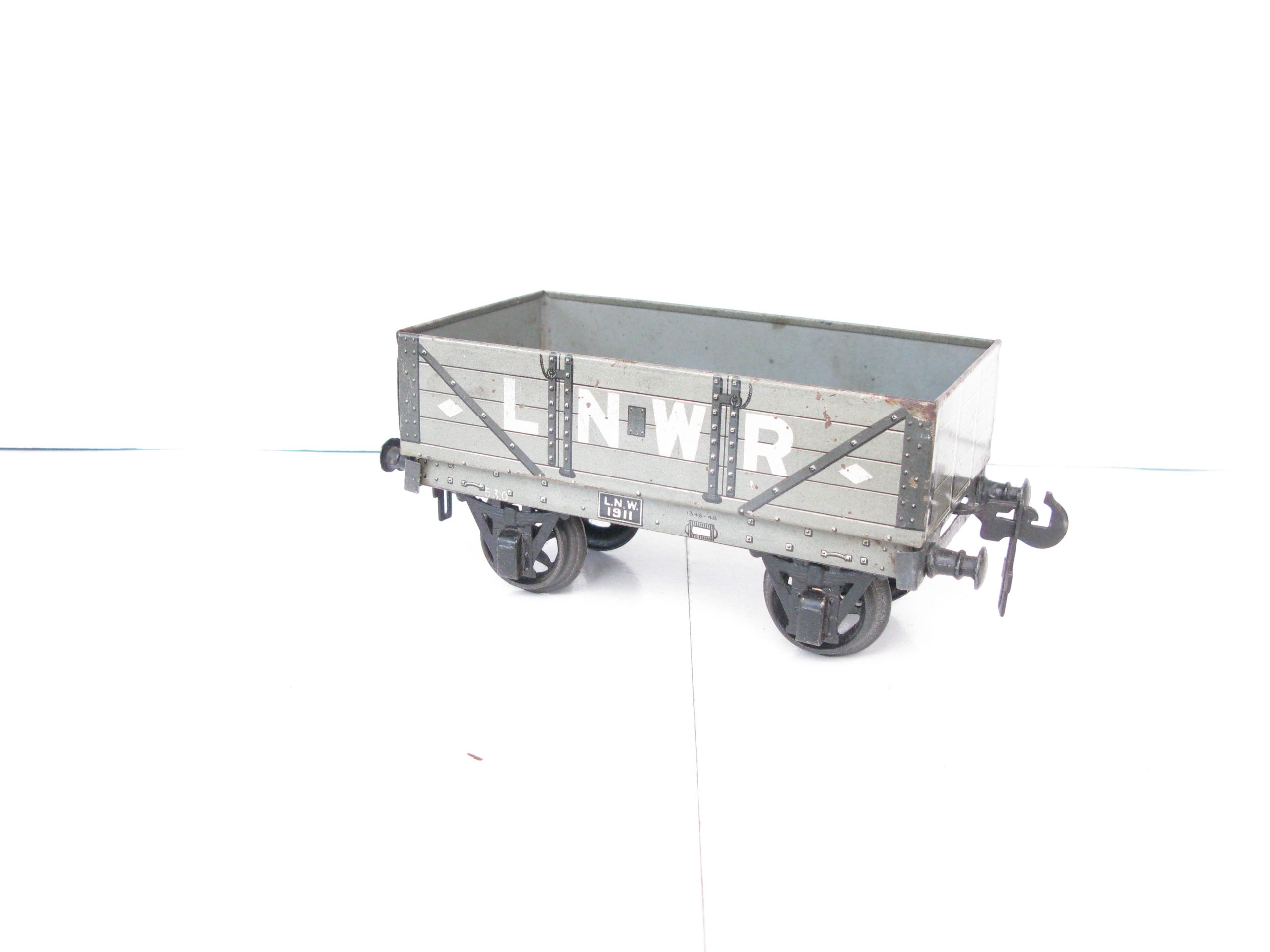 Carette Gauge 1 Tinprinted 'LNWR' (London North Western Railway) Open wagon - unboxed - Image 3