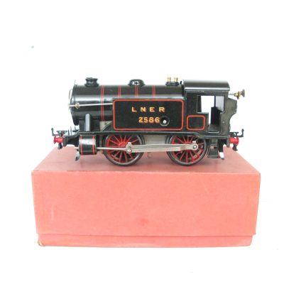 Hornby 0 Gauge No.1 Special Tank Loco LNER Lined Black No.2586, Clockwork - Excellent/plus - in Factory repair box